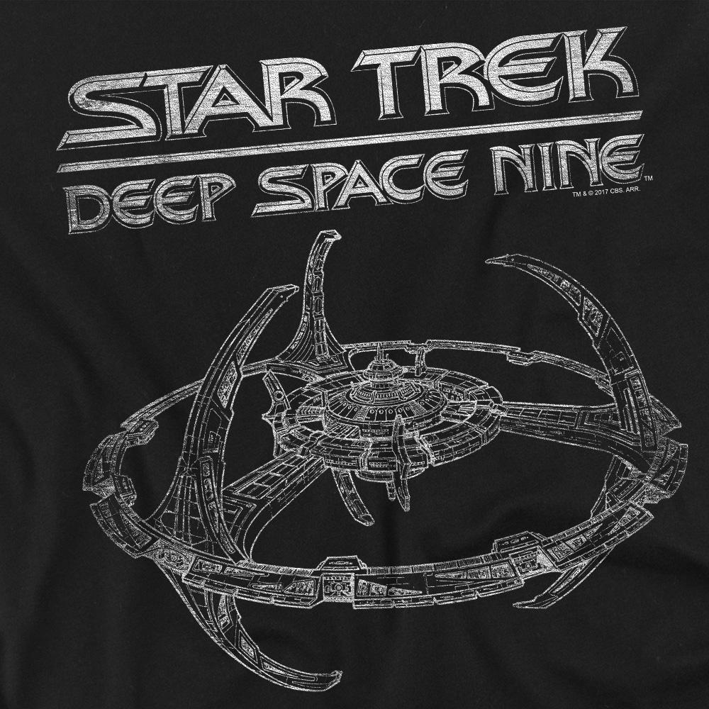 Star Trek Mens Deep Space Nine Station T-Shirt