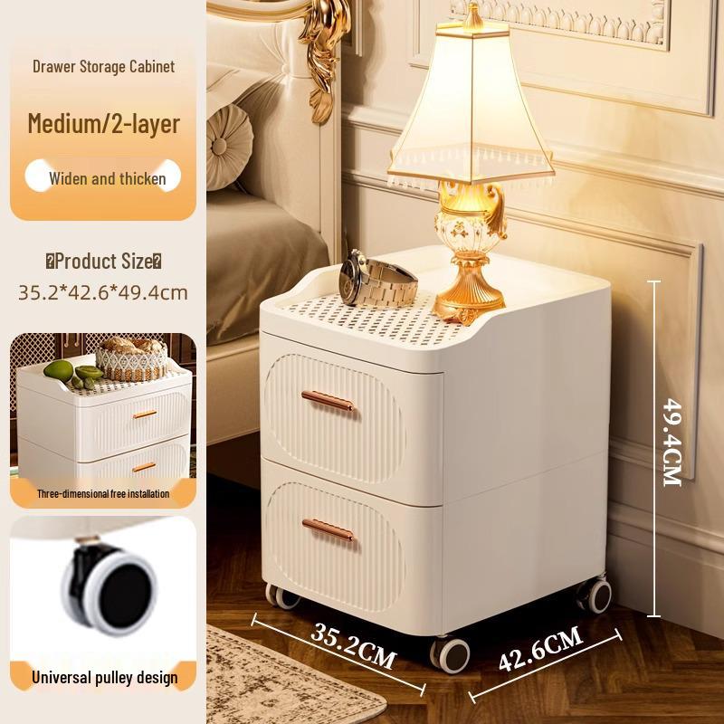 Golden Cat Multi-Layer Plastic Storage Cabinet for Bedroom and Living Room