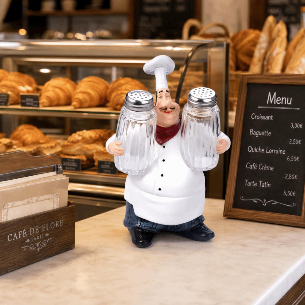 Handwerksfigur Kochstatue Kochstatue im Vintage-Stil Dekoration Kochfigur Restaurantdekoration