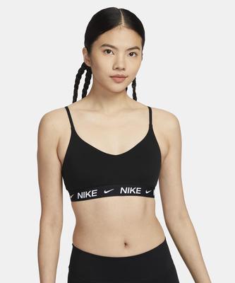 Indi Light Support Pad Adjustable Sports Bra W - Black:White / Fd1063-011