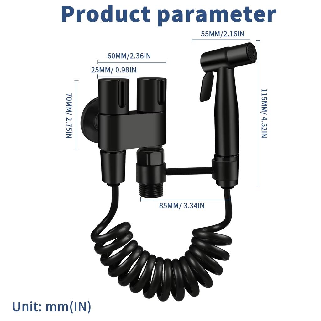 304 Stainless Steel Toilet Companion Spray Gun Set Bathroom Household Douche High Pressure Nozzle Woman Washer Water Gun