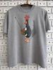 Maglietta Unisex Sportiva Grigia in Cotone Pesante di Wallace e Gromit Taglia Unica MM013 T-Shirt Unisex Vintage