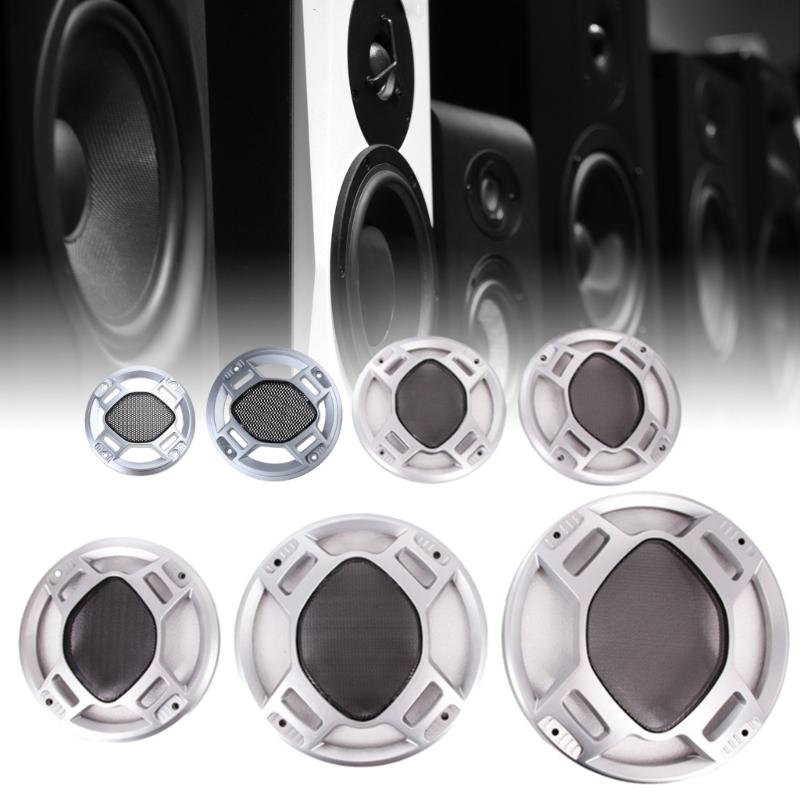 2Pieces Portable Speaker Grill Mesh Universal Speaker Grills Cover Mesh Guard Car Speaker Protective Grills Replacement