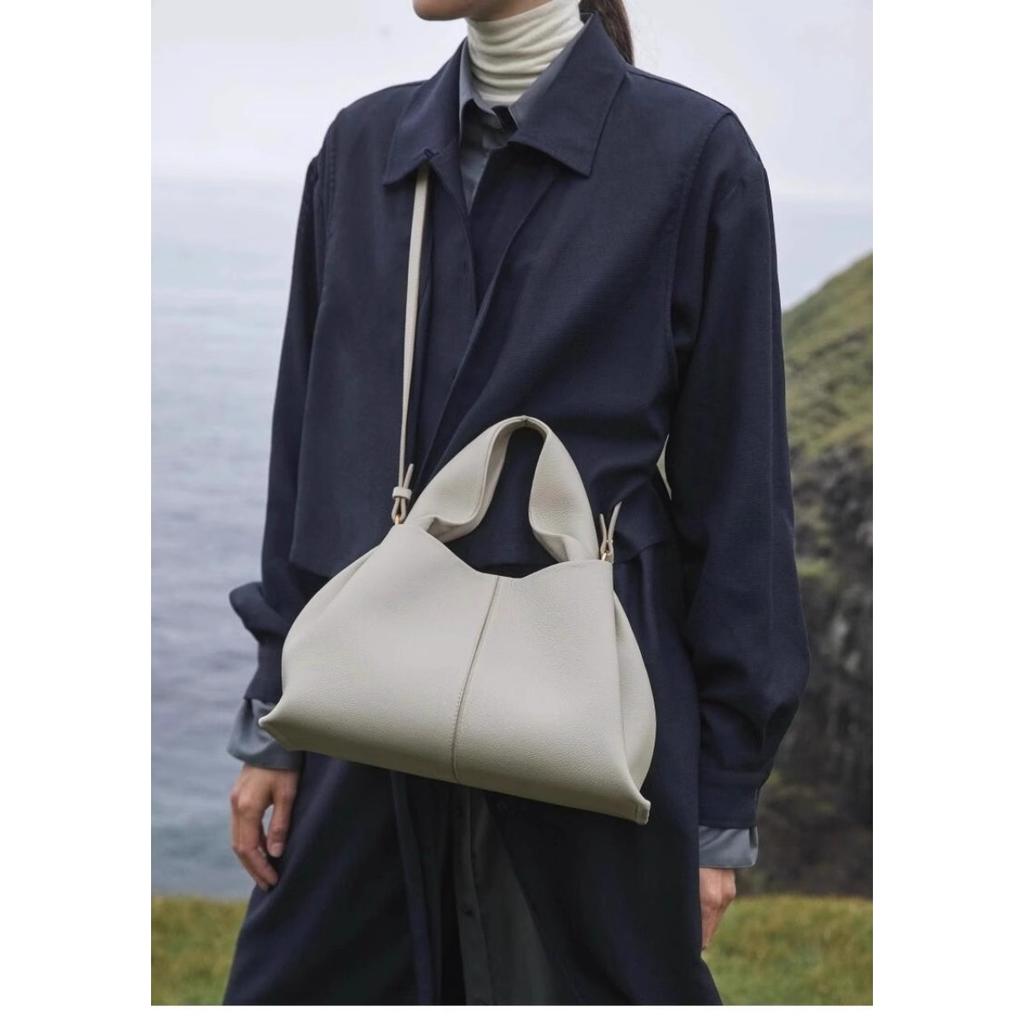 French Poleno Cloud Bag Women's Bag Niche High-end Sense Oblique Span Shoulder Handbag Women's Fashion Pleated Dumpling Bag