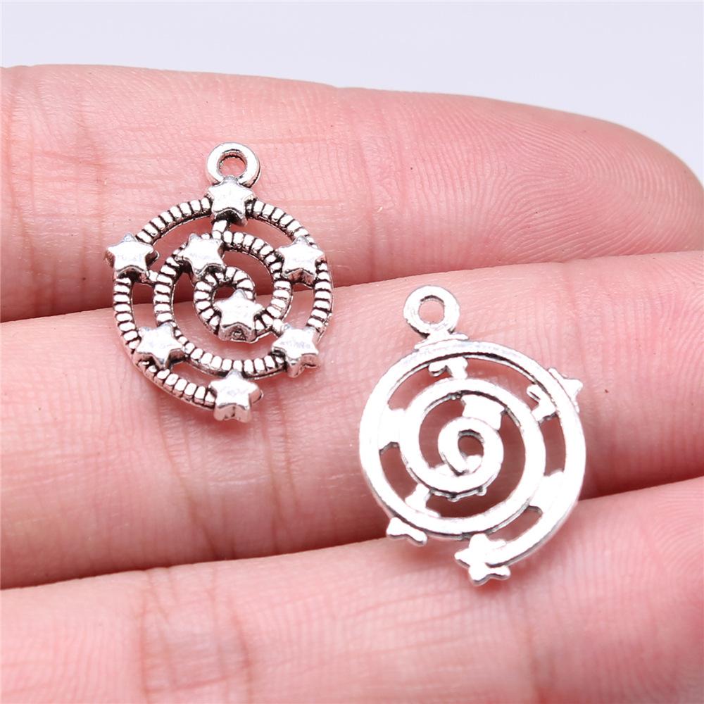 40pcs Star Charms Pendant Antique Silver Color Star Charm Pendants Jewelry Accessories DIY Tiny Tar Charms