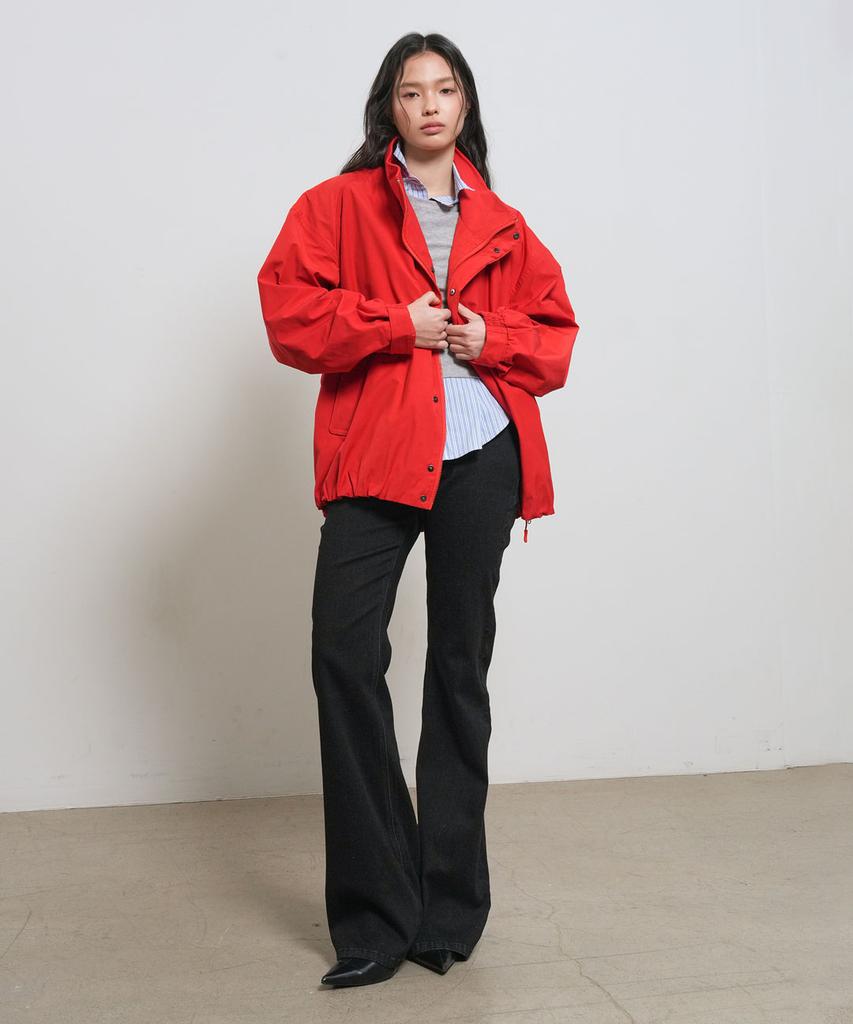 Generalidea [Pre-Release] Blouson Bomber Unisex Voluminoso [Rosso] / Gf1Ujp006