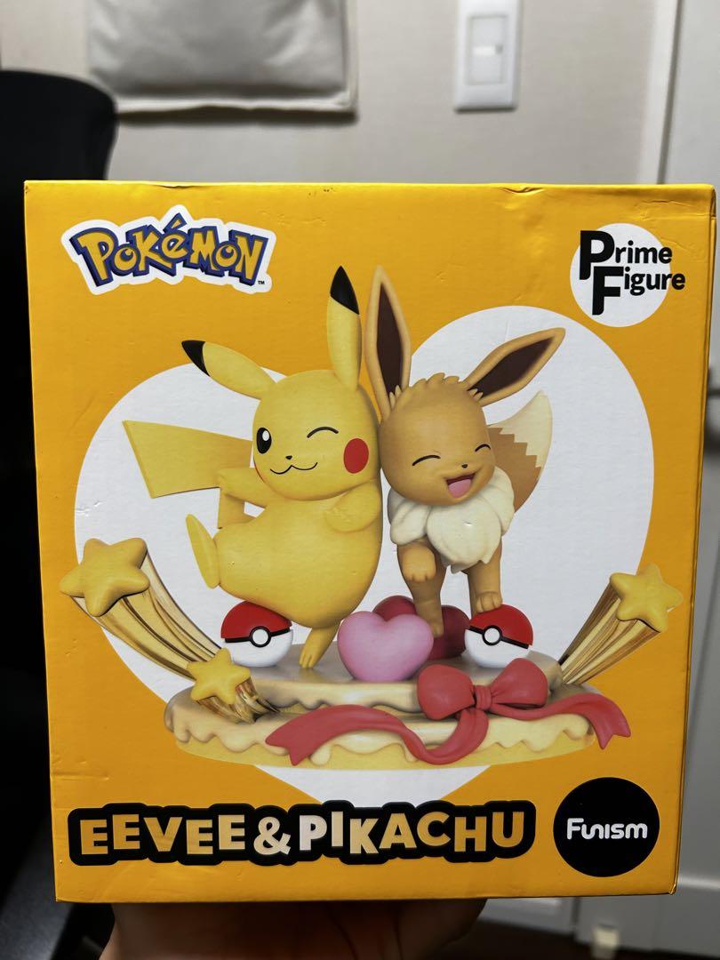 

[USED] Overseas Exclusive Pokemon Eevee and Pikachu Prime Figures