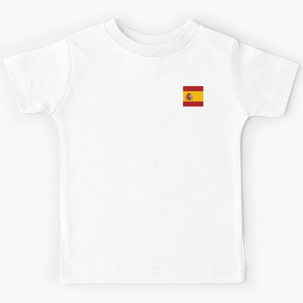 Spain National Flag Bold Design Kids T-Shirt 170