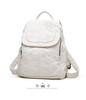 2024 Soft Leather Large Capacity Backpack for Women - Casual Fashion Schoolbag & Travel Bag (Spring/Summer New Arrival)