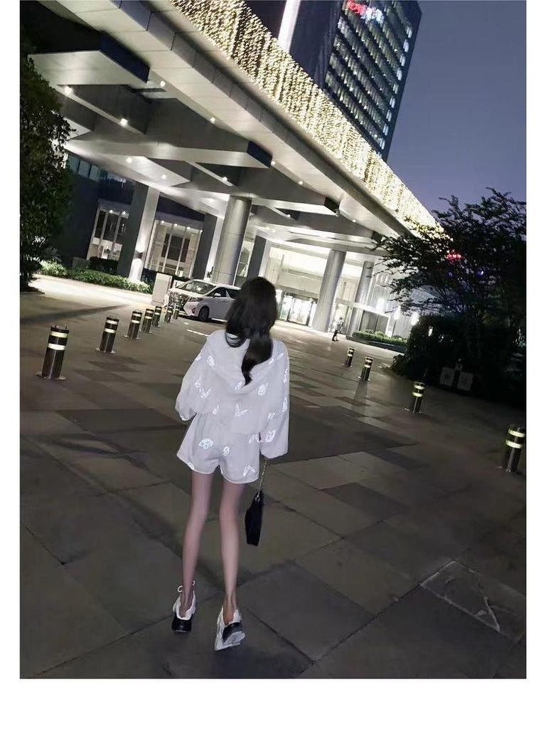 Sanya Beach Fairy Vacation Set: Women's Petite Sporty Casual Sun Protection Outfit