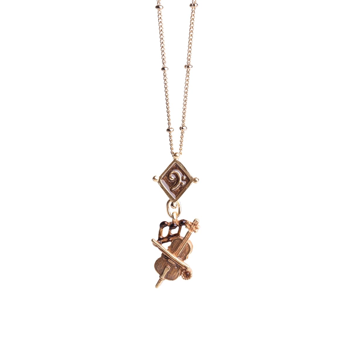 [Palnart Poc] HM (Palnart Poc): Cello Blanc Necklace, Hofmusica (Music Accessory)
