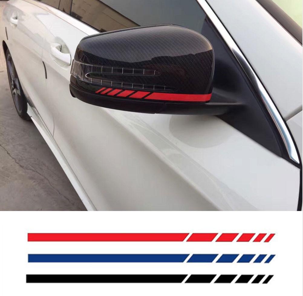 European & American SUV Arrow Stripe Rearview Mirror Reflective Cartoon Car Sticker