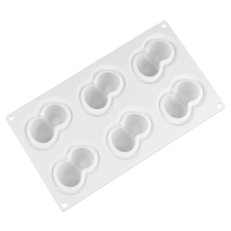 Silikonová forma na pěnový dort ve tvaru ovoce Roztomilá forma na výrobu dezertů (Bez FDA, BPA Free)