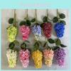 Hydrangea Floral Silk Stems 82cm Lifelike Wedding Flowers Gifts Decorations