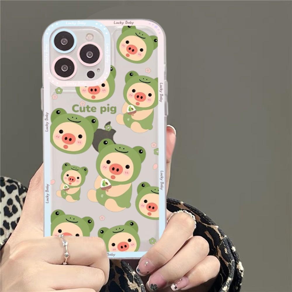 

Милый мультяшный чехол для телефона с поросенком для Samsung S 20 S 21 S 22 S 23 lite plus ultra Мобильный чехол samsungs23ultra