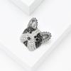 Trendige niedliche Strass-Welpen-Brosche, weiblicher Charme, lässige Schönheit, Hundebroschen für Frauen, Party, Hochzeitsgeschenke