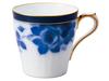 [Okura Touen Washi Paper Wrapping] Okura Touen 100th Anniversary Blue Rose Mug 114/8011R