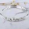 Fashion 925 Silver Bracelet Woman Luxury Designer Bracelet Adjustable Charm Bangle Girls Party Wedding Jewelry Gifts