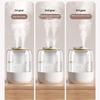 Model Air Humidifier For Home Use, Air Humidifier Usb Large Capacity Double Spray Digital Display 7-Color Light Humidifier
