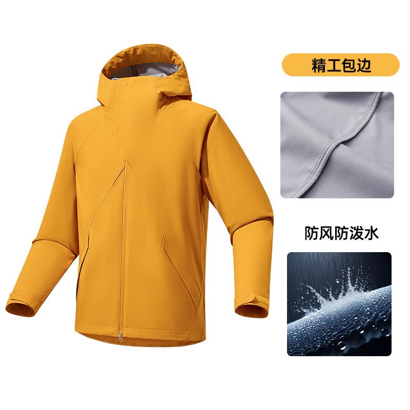 Heat-sealed Soft Shell Jacket Men's Business Quality Jacket Women's Outdoor Windproof Waterproof Velvet Warm Soft Shell Jacket