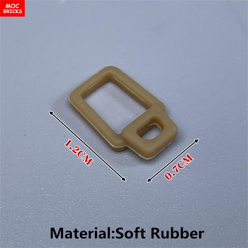 MOC Bausteine 4CM Figur Kleidung Weiche Gummi Leggings Waffenzubehör Bausteine Spielzeug für Kinder Puppen Weihnachtsgeschenke