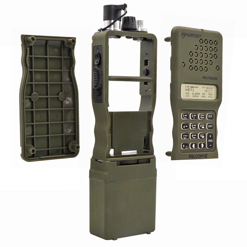Ryohin Takehin Realistic AN/PRC-152 Dummy Radio, Medium-Range Radio Replica, with Built-in Transceiver, OD Olive Drab / TB999-OD
