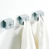 Towel Holder Bathroom Washroom Wall Self-adhesive Removable Rag Storage Organizer Punch Free Bedroom Rack Dishcloth Hanger