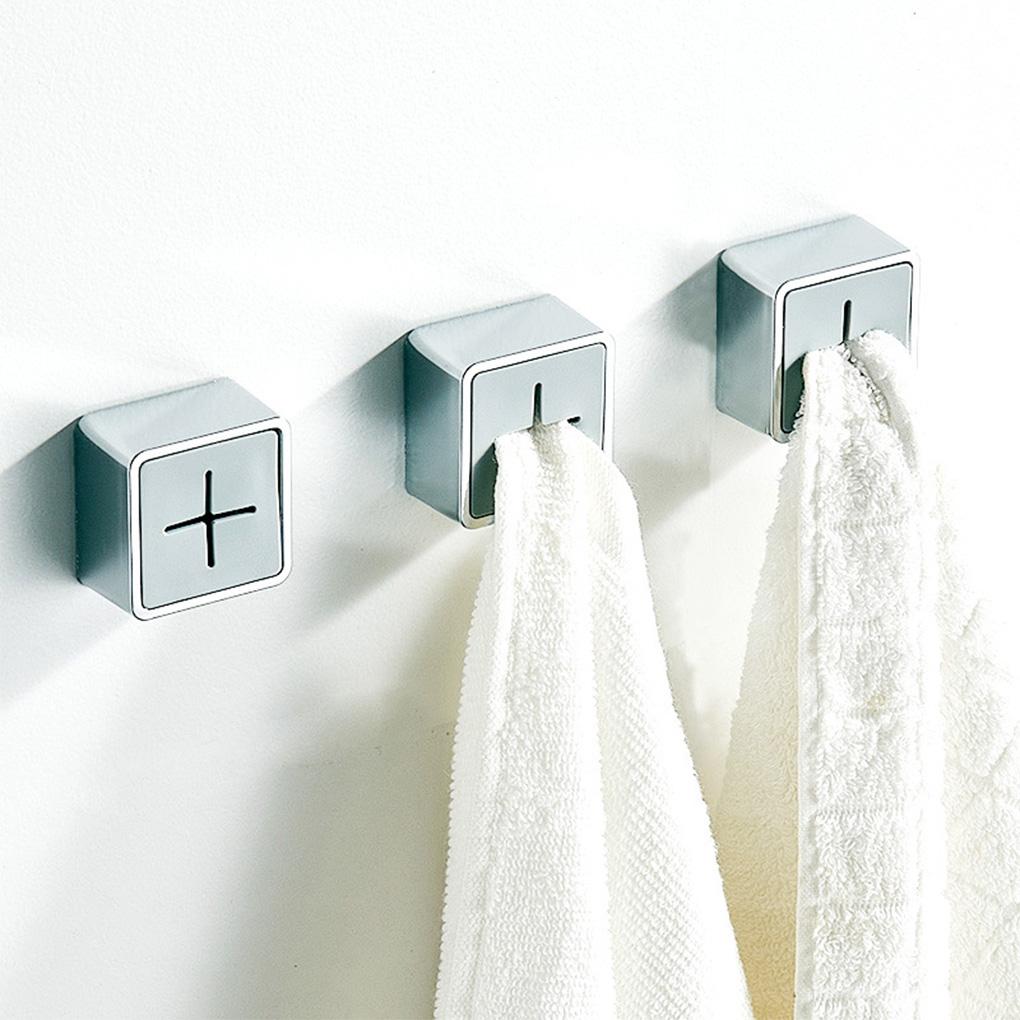Towel Holder Bathroom Washroom Wall Self-adhesive Removable Rag Storage Organizer Punch Free Bedroom Rack Dishcloth Hanger