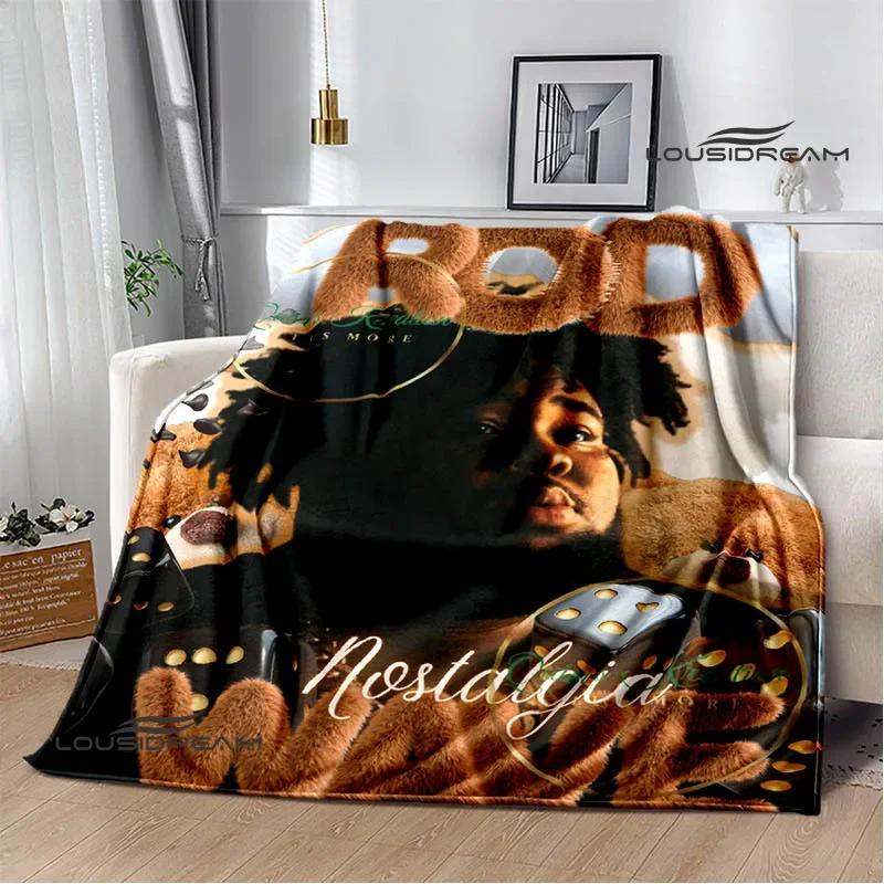 Rapper rod wave printed blanket Warm Flannel Blankets Soft and Comfortable blanket Home Travel Blanket bed linings Birthday Gift