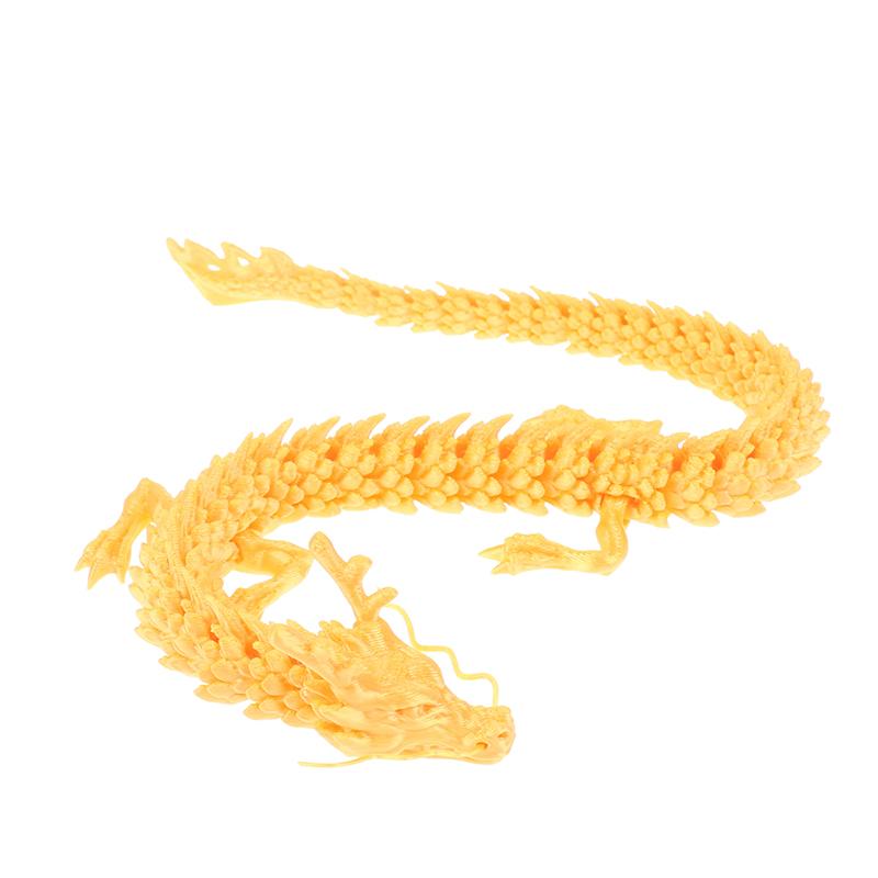 1 Piece Ideal Gift Gem Dragon Fidget Toy 30Cm 3D Printed Rotatable Articulated Dragon For Kids With Adhd Birthday Gifts