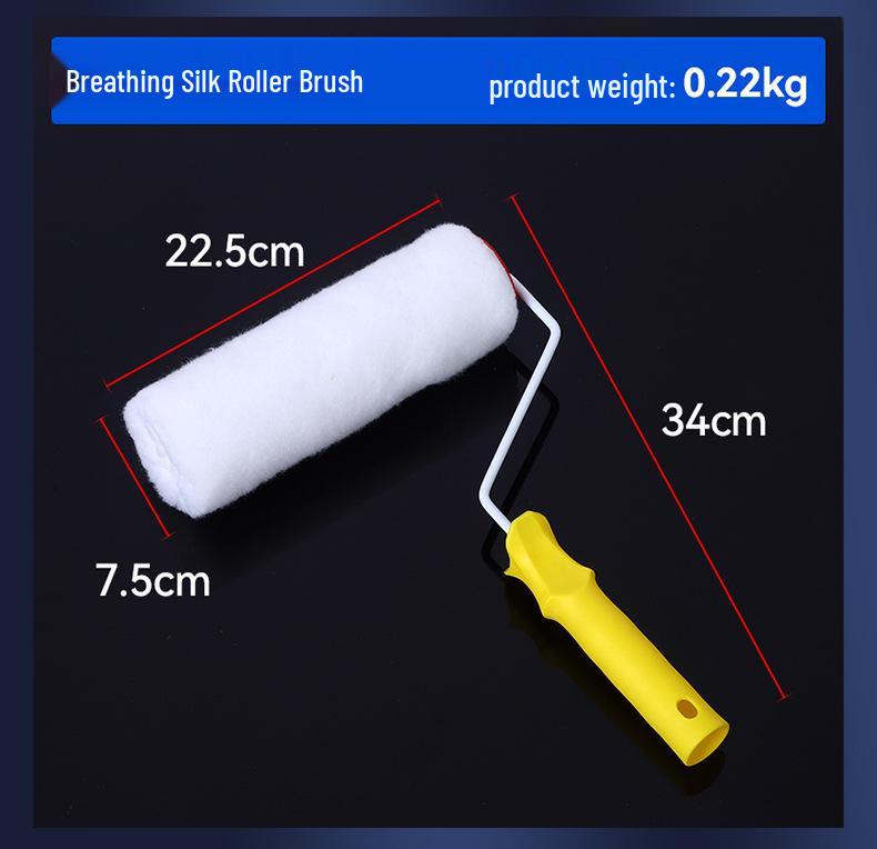 9-Inch Multi-Spec Paint Roller Brush for Home Decoration, Wall Latex Paint, Glue, and Engineering Projects with Long, Thick Bristles.