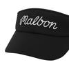 MALBON GOLF Women'S Detachable Ribbon Visor Black (Woman)