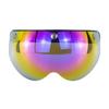 Universal 3-Snap Motorbike Helmet Visor Front Flip Up Wind Shield Len Sunglasses