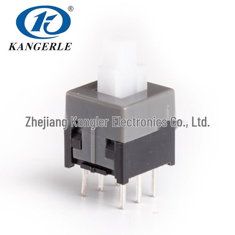 High Temperature Resistant 8.5x8.5x8.5 Self-Locking Push Button Switch
