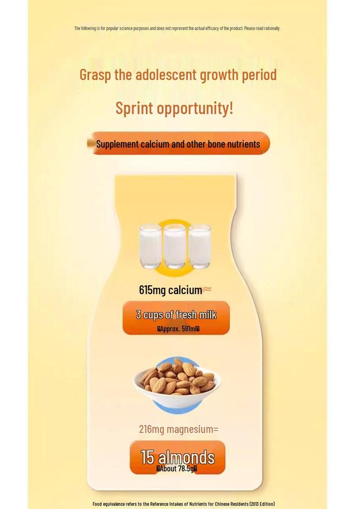 Calci-Chew: Sweet Orange Calcium Magnesium Chewable Tablets for Teens & Adults - 60 Count