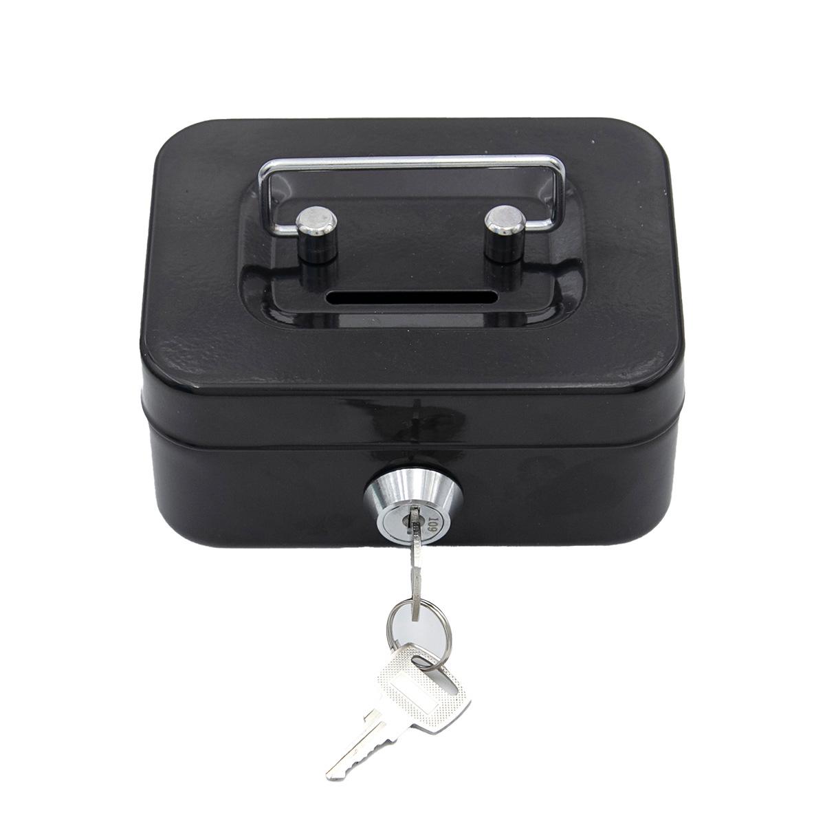 

Portable Piggy Bank with Lock - Password Coin and Cash Safe Box 11.5x8.5x5