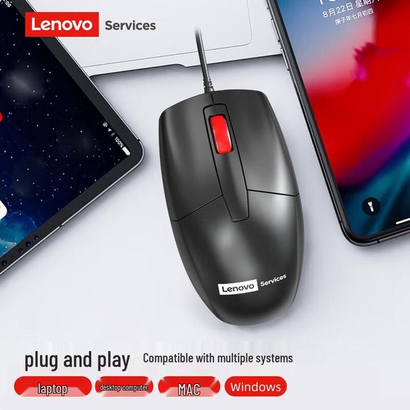 Lenovo M01 Wired Optical Mouse