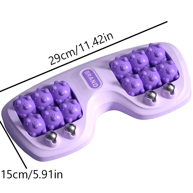 Foot Roller Massager Foot Massage Magnetic Bead Roller Multi-Point Foot Massage Foot Therapy Rubbing Foot Massager Tri Color