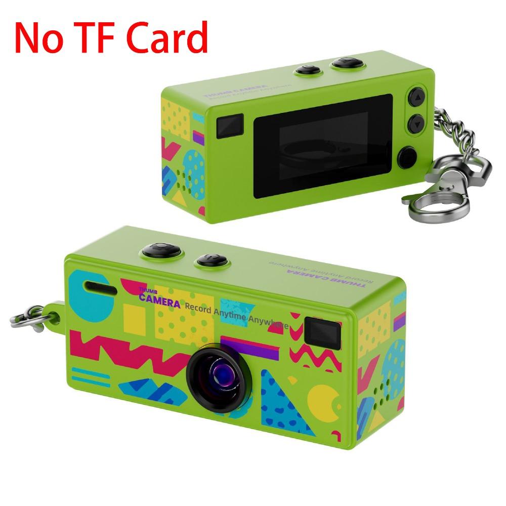Retro Keychain Thumb Camera Mini Bag Charm Backpack CCD Digital Camera with 1080P HD Video Recording Thumb Camera Keychain