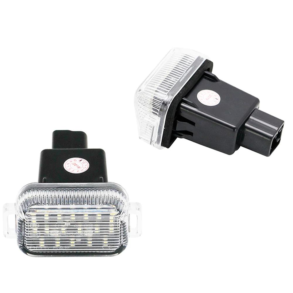 2Pcs Error Free White LED License Plate Light Number Lamp For Mazda A/T (Aka Mazda 6) 2014-2020 For Mazda3 Hatchback 2014-2018
