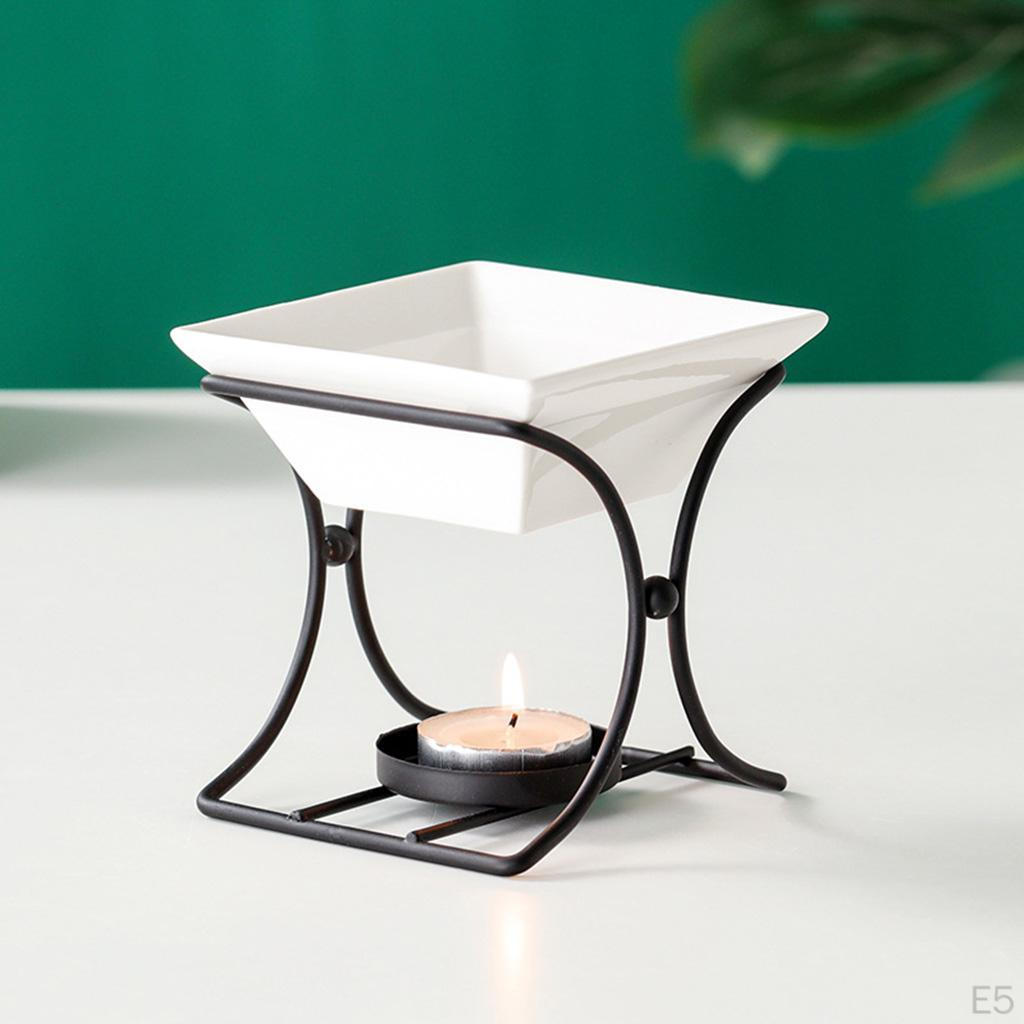 150ml Essential Ceramic Balcony Birhtday holders ing Warmer SPA Scented Tea Light Holder diffuser
