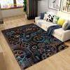 3D Steampunk Mechanical Cogs Gears Area Rug Large,Carpet Rug for Living Room Bedroom Sofa,Kitchen Doormat Non-slip Floor Mat