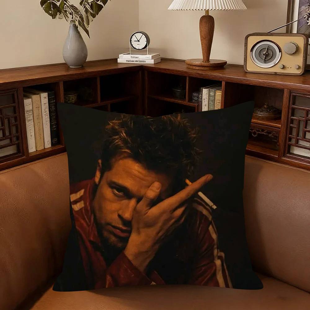 Movie F-Fight C-Club Cushion Cover Car Throw Pillow Case For Sofa Car Christmas Gift 40X40Cm 45X45Cm