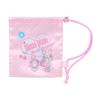 Sanrio mezzo piano secret mini drawstring bag featuring Sanrio 329070 characters,
