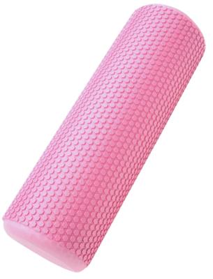 Foam Roller Fascia Roller EVA Material 30cm 45cm Fascia Release [Honeycomb Structure] (Pink, 45cm)
