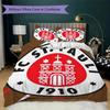 S t. Juego de Ropa de Cama Pauli FC Pattern uilt Set uilt Cover Funda de Almohada Decoración del Hogar Regalo de Cumpleaños (1 * funda de edredón + 2 * fundas de almohada sin relleno)