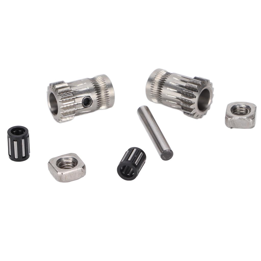 Extrusion Wheel Kit Hardened Steel Extruder Driving Gear Parts 3D Printer Accessories for Prusa I3