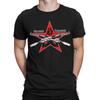 Russia Soviet Union Red Five Pointed Star AK-47 Cross Gun T-Shirt Summer Cotton Short Sleeve Unisex Clothes Oversized Tees