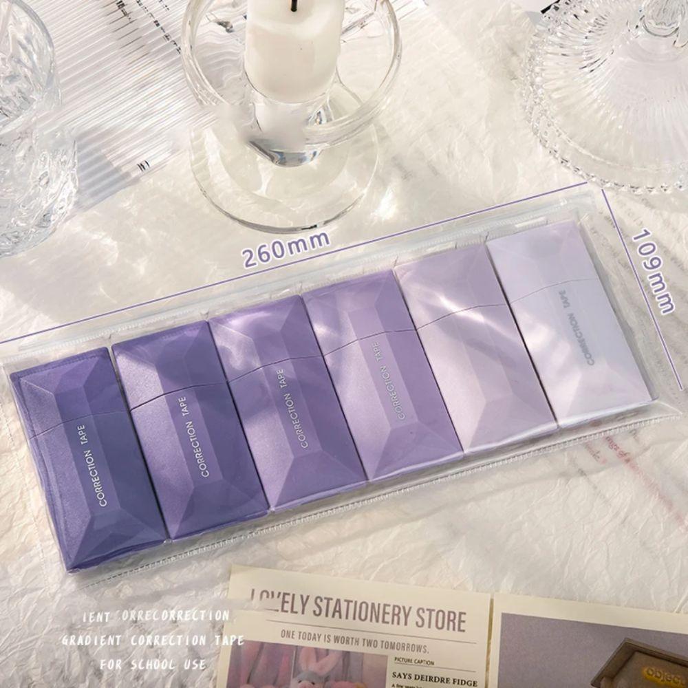 

6Pcs/Set Japanese Error Correction Tools Gradient Color Writing Corrector School Supplies