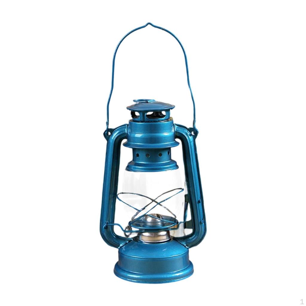 Camping Kerosene Oil Lamp, Tabletop Lighting Solution with Handle for Various Settings